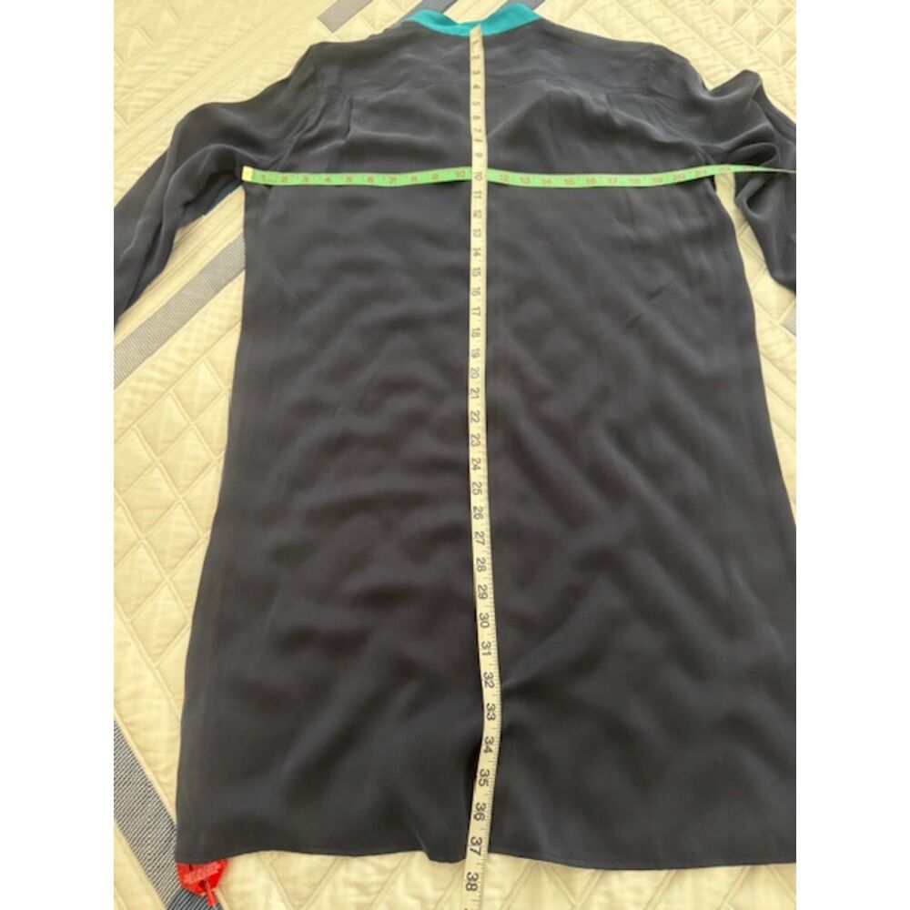 NWOT Equipment Femme Ravena Silk Blend Shirt Dress, Medium - Picture 8 of 9